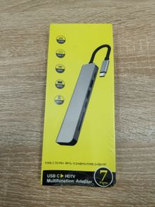 Brand New 7 Port USB C HDTV Multifunction Adapter 4KUHD