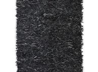 main image for ad Shaggy Rug Genuine Leather 190x280 cm Grey