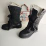 Triumph Aimilita Dr Martens fur fleece lined FL black mid calf boots UK5 EU38 Image 5