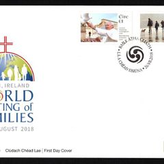 2018 Ireland World Meeting of Families Congress Commemorative Stamps An Post First Day Cover (FDC)
