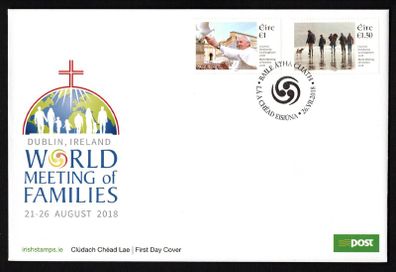2018 Ireland World Meeting of Families Congress Commemorative Stamps An Post First Day Cover (FDC)