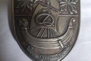 Silver buckle belt