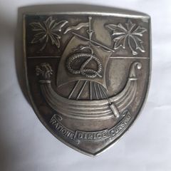 Silver buckle belt