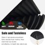 FREE SHIPPING 48 Pack Charcoal Acoustic Panels Studio Foam Wedges Fireproof Soundproof Padding Wall Panels 2.5 X 30 X 30cm/1" X 12" X 12" Image 5