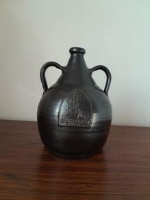 Vintage Stoob Pottery Wine Jug