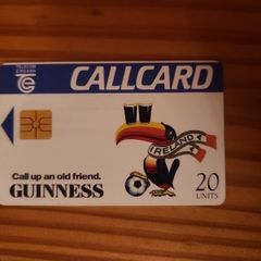 Guinness callcard