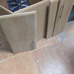 Cabinet doors and feet