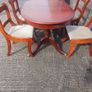 Mahogany table and chairs Image 3