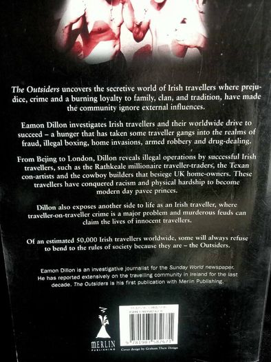 The Outsiders: Exposing The Secretive World Of Irish Travellers by Eamon Dillon - Paperback