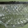 Antique Crystal Cut Glass  Trifle Serving Bowl With Silver Plated Rim and Cover Image 3