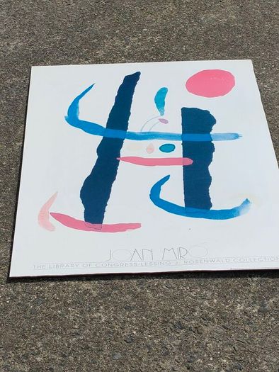 3 Foot 1988  Joan Miro Woodcut