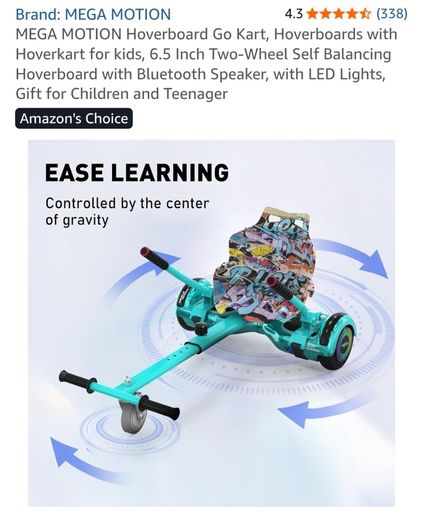 Hoverboard Go Kart