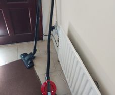Morphy Richards Red Vacuum Cleaner, Model 980571, great suction and in excellent condition