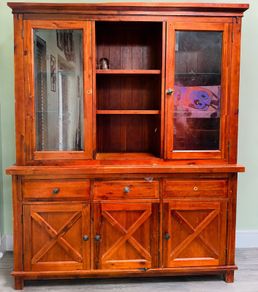 wooden shelf