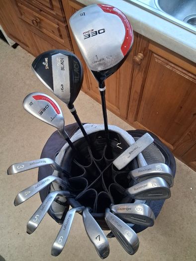 Golf clubs. Set Of Mens Left Handed Golf Clubs In Very Good+ Condition.