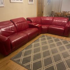 Corner sofa, electric recliner