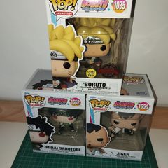 Funko Pop Boruto: Naruto Next Generations  3 Figure Bundle