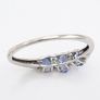 Vintage Sterling Silver And Tanzanite Ring Image 4