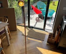 Made.Com Copper 3 dome floor light