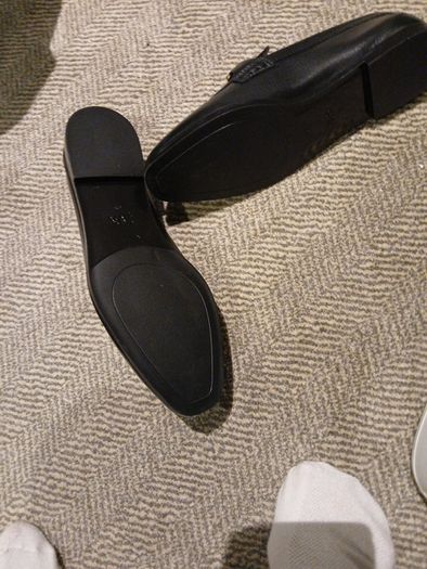 shoes zara flats nwot black