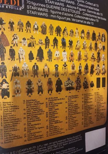 Star Wars Tri Logo ROTJ Anakin Skywalker Last 17 Cardback