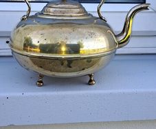 old brass kettle