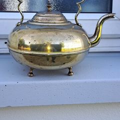 old brass kettle