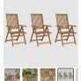 Wood Garden Chairs Image 3