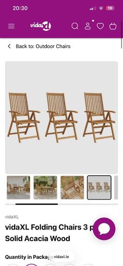 Wood Garden Chairs
