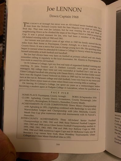 GAA Book 'Football Captains' In VG Condition