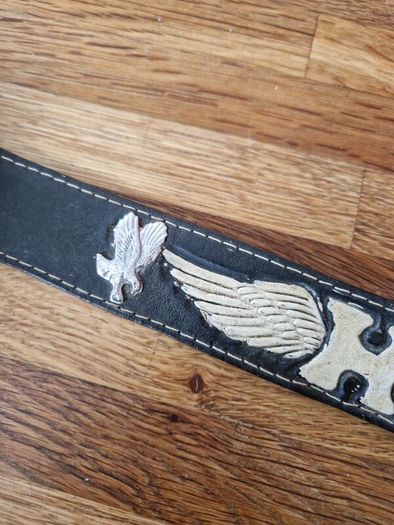 Vintage  Harley Davidson  belt and buckle