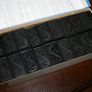 Vintage 1970s Milton Bradley 55 Piece Double Nine Wooden Dragon Domino Set Mint Image 2