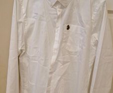 mens white shirt large