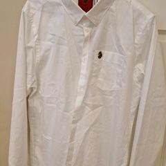 mens white shirt large