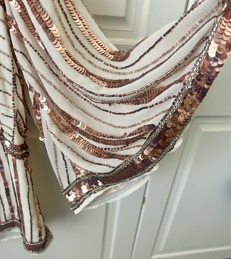 River Island sequin top