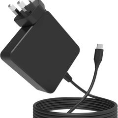 Laptop Power Adapter Charger USB-C/ Type C Automatic 65 Watts