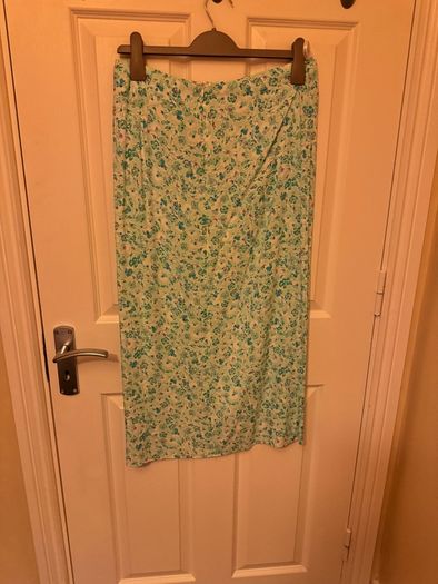 green skirt