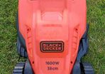 ELECTRIC LAWNMOWER - Black and Decker, 38cm, 1600W Lawnmower with Ergonomic Handles