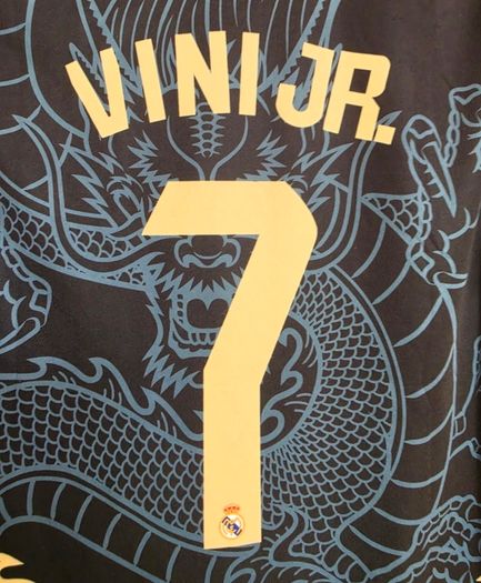 Real Madrid Dragon Edition Shirt #7 Vini Jr. - Size M