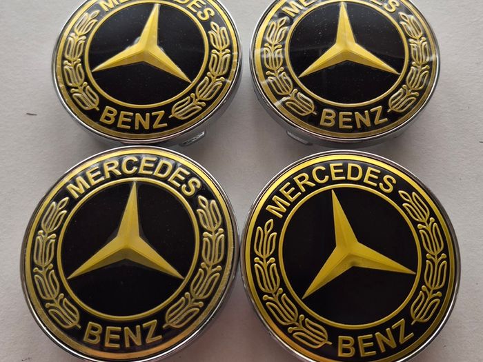 Mercedes caps 60mm (For Aftermarket) FREE POST