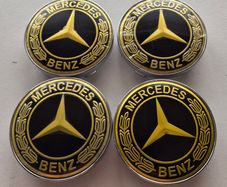 Mercedes caps 60mm (For Aftermarket) FREE POST