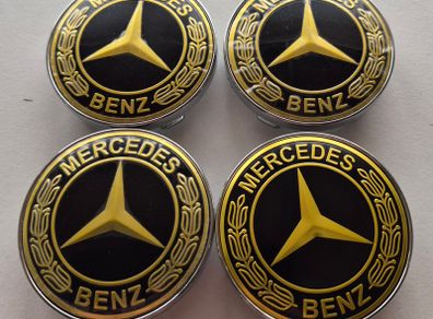 Mercedes caps 60mm (For Aftermarket) FREE POST