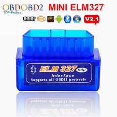Mini ELM327 Bluetooth Scan Scanner Tool Code Reader V2.1 OBD2 Car Diagnostic Tool Mini ELM 327 Bluetooth For Android/Symbian For OBDII Protocols