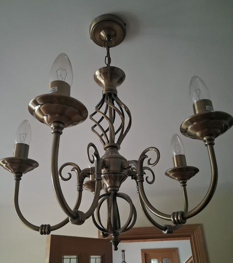 Ceiling light with 2 matching wall lights