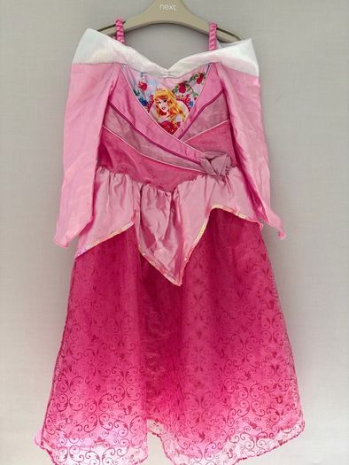 Girls Disney Aurora Sleeping Beauty fancy dress costume