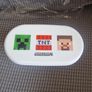 Brand New Minecraft Stacking Bento Box - 2 Tier with Cutlery Image 10