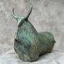 Abstract Buffalo - Patinated Bronze Image 2