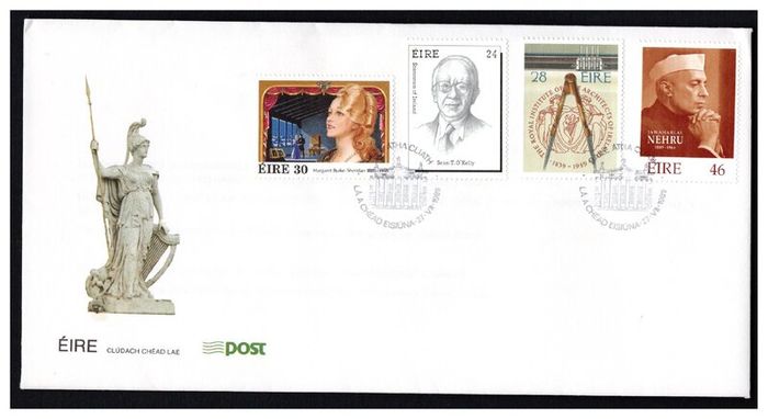 Collection 1989 Ireland Commemorative Stamps An Post First Day Cover (FDC). Collection of 11 covers.