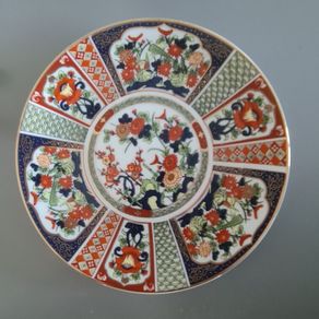 Plate Vintage Imari Japanese Porcelain Wall Plaques Floral