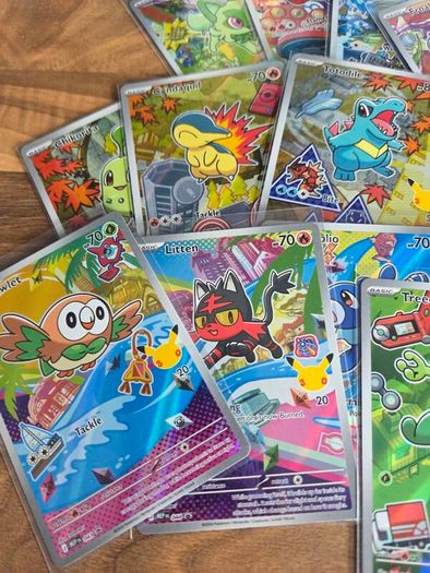 Complete First Partner Illustration Collection - All 9 starter trios NM